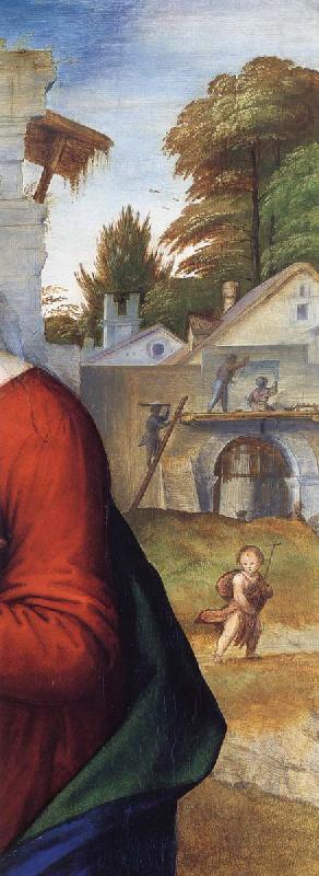 Detail of The Virgin Adoring the Child with Saint Joseph, Fra Bartolommeo